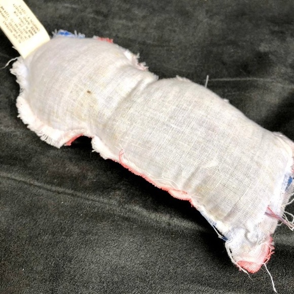 VINTAGE Halloween Decor Clown Cloth Toy Red, Blue, White - Picture 6 of 6